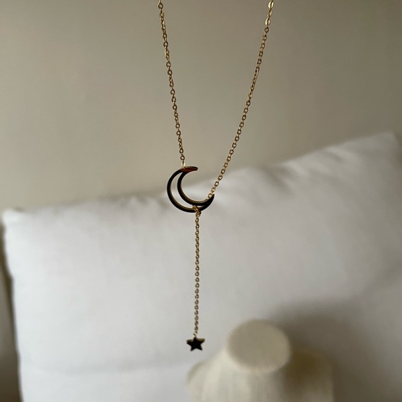 Moon & Stars Necklace - Picture 2 of 4